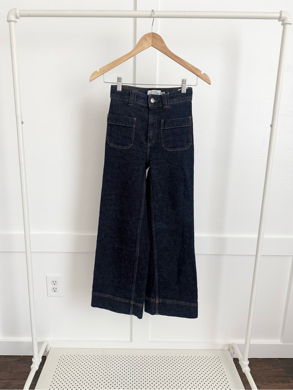 & Other Stories Wide Leg Patch Pocket Jeans